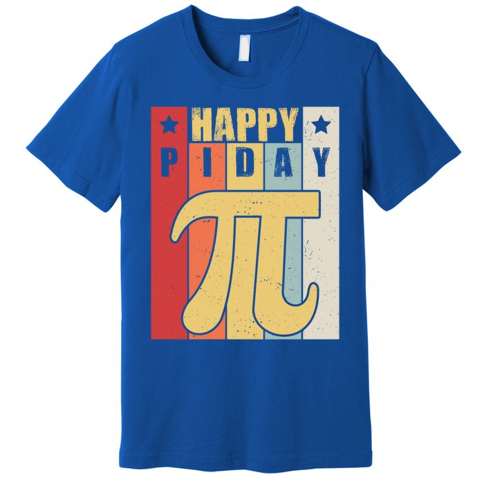 Retro Vintage Happy Pi Day For Math Teacher Science Funny Gift Premium T-Shirt