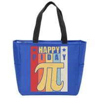 Retro Vintage Happy Pi Day For Math Teacher Science Funny Gift Zip Tote Bag