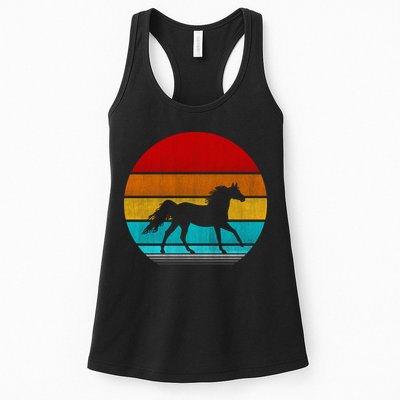 Retro Vintage Horse Womens Tank Top
