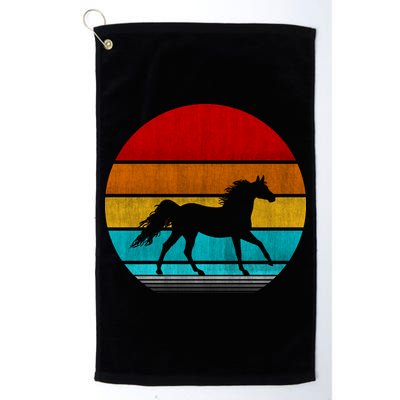 Retro Vintage Horse Golf Towel
