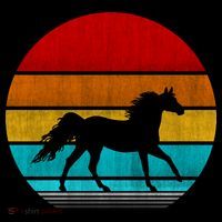 Retro Vintage Horse Kids T-Shirt