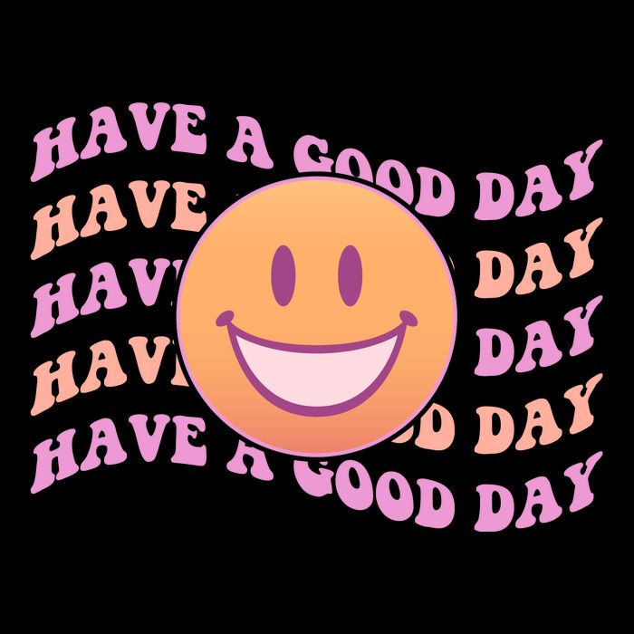 Retro Vintage Have A Good Day Smiley Emoji Toddler T-Shirt