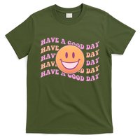 Retro Vintage Have A Good Day Smiley Emoji T-Shirt