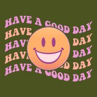 Retro Vintage Have A Good Day Smiley Emoji T-Shirt