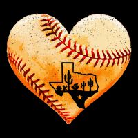Retro Vintage Houston Texas Baseball Heart With Map  Backpack