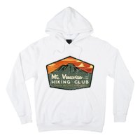 Retro Vesuvius Hiking Tourism For Italy Travel Vintage Hoodie