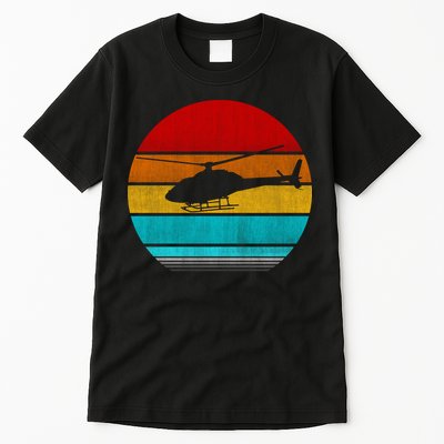 Retro Vintage Helicopter Tall T-Shirt