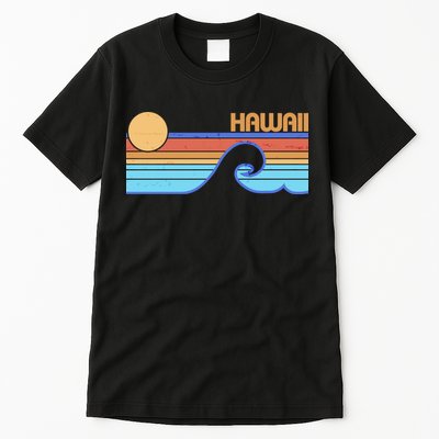 Retro Vintage Hawaii Sunset Wave Tall T-Shirt