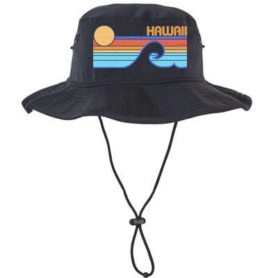 Retro Vintage Hawaii Sunset Wave Bucket Hat