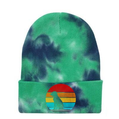 Retro Vintage Hungarian Vizsla Tie Dye 12in Knit Beanie