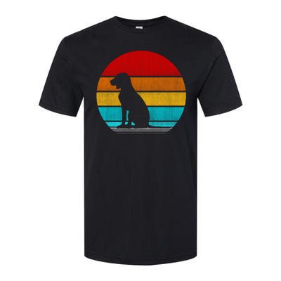 Retro Vintage Hungarian Vizsla Softstyle CVC T-Shirt