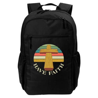 Retro Vintage Have Faith Backpack