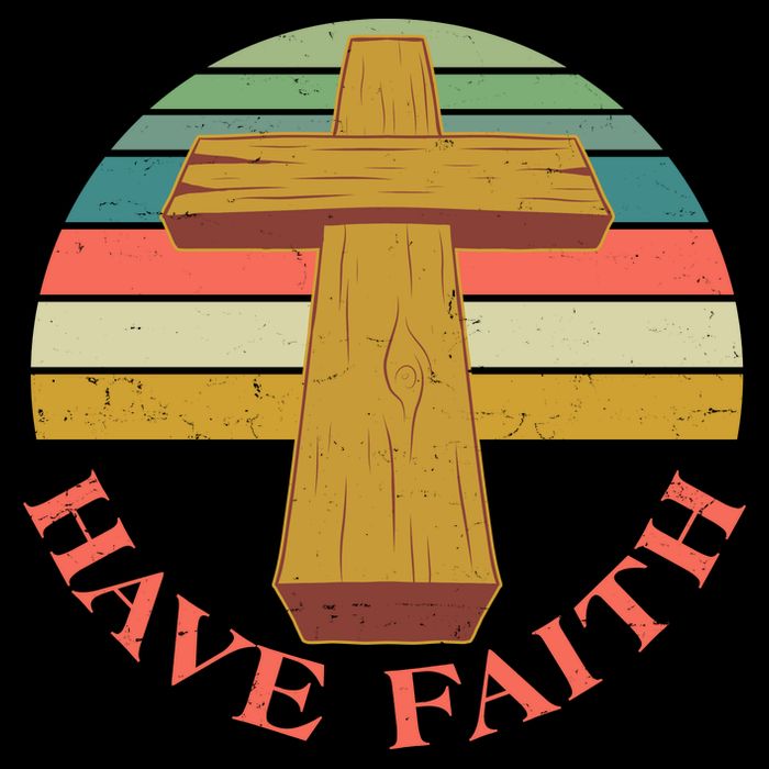 Retro Vintage Have Faith Mug