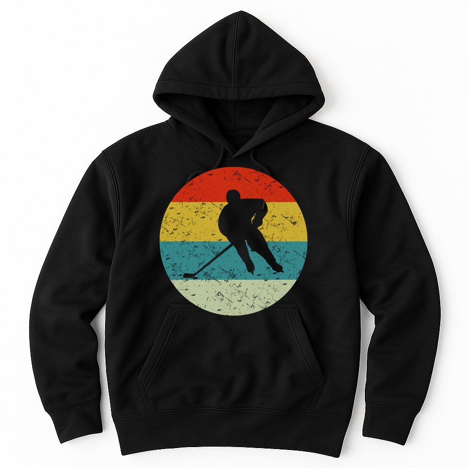 Retro Vintage Hockey Hoodie