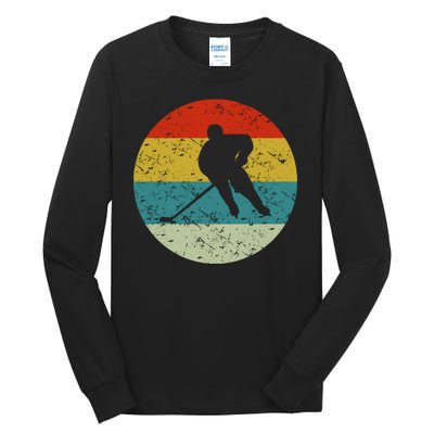 Retro Vintage Hockey Tall Long Sleeve T-Shirt