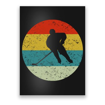 Retro Vintage Hockey Poster
