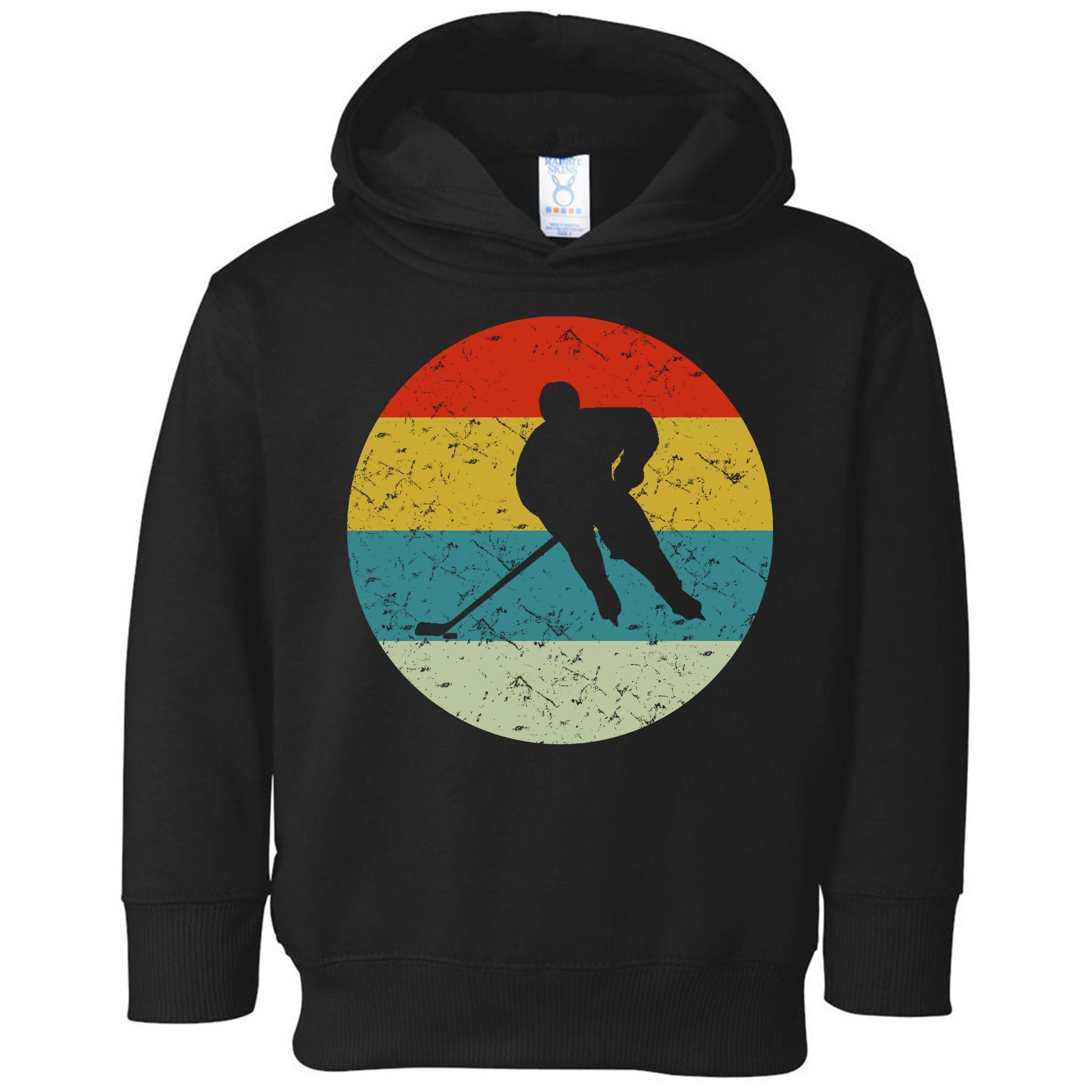 Retro Vintage Hockey Toddler Hoodie