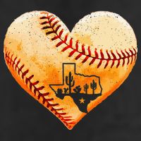 Retro Vintage Houston Texas Baseball Heart With Map Golf Towel