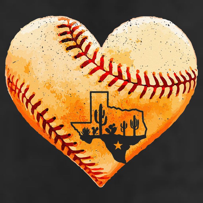 Retro Vintage Houston Texas Baseball Heart With Map Golf Towel