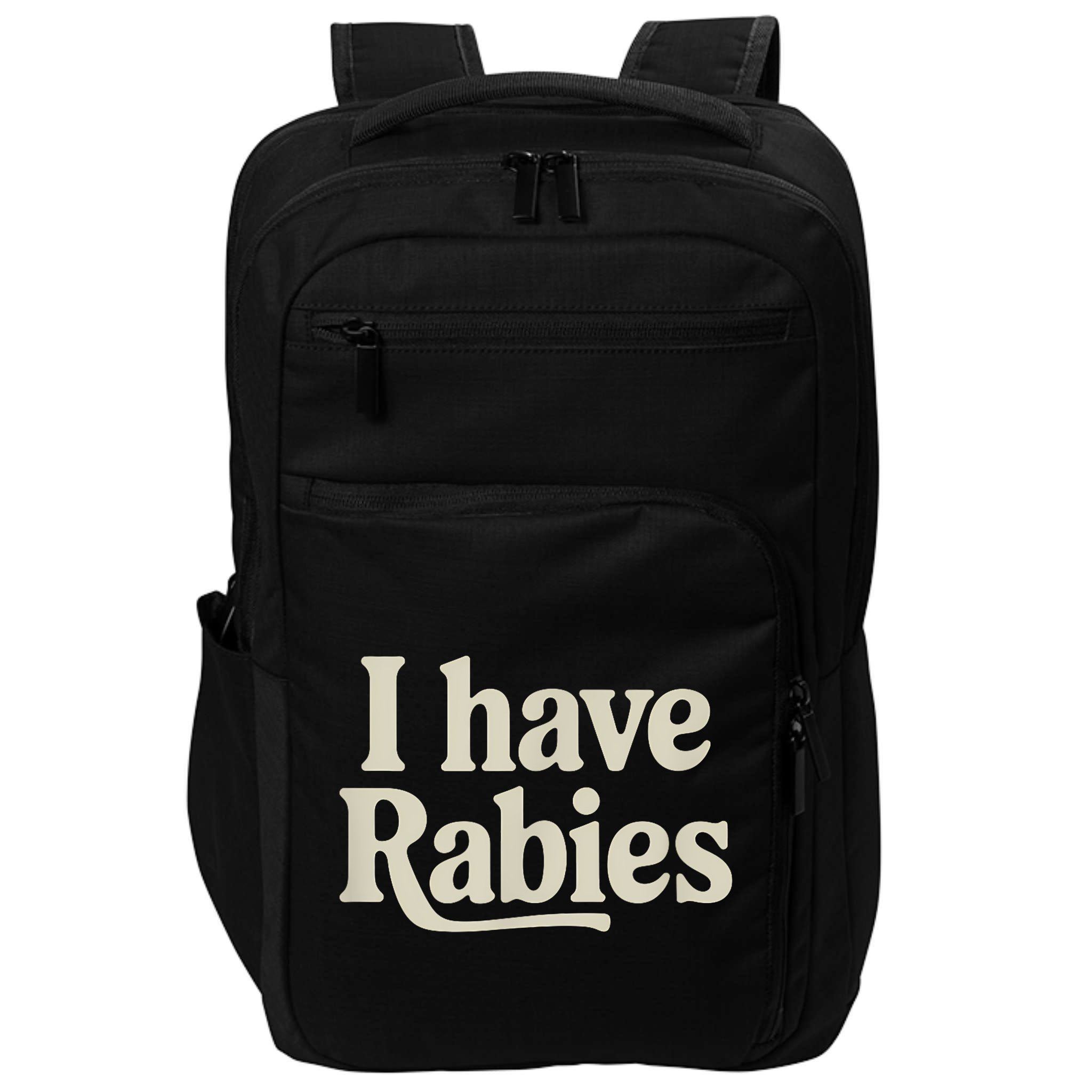 Retro Vintage I Have Rabies Impact Tech Backpack