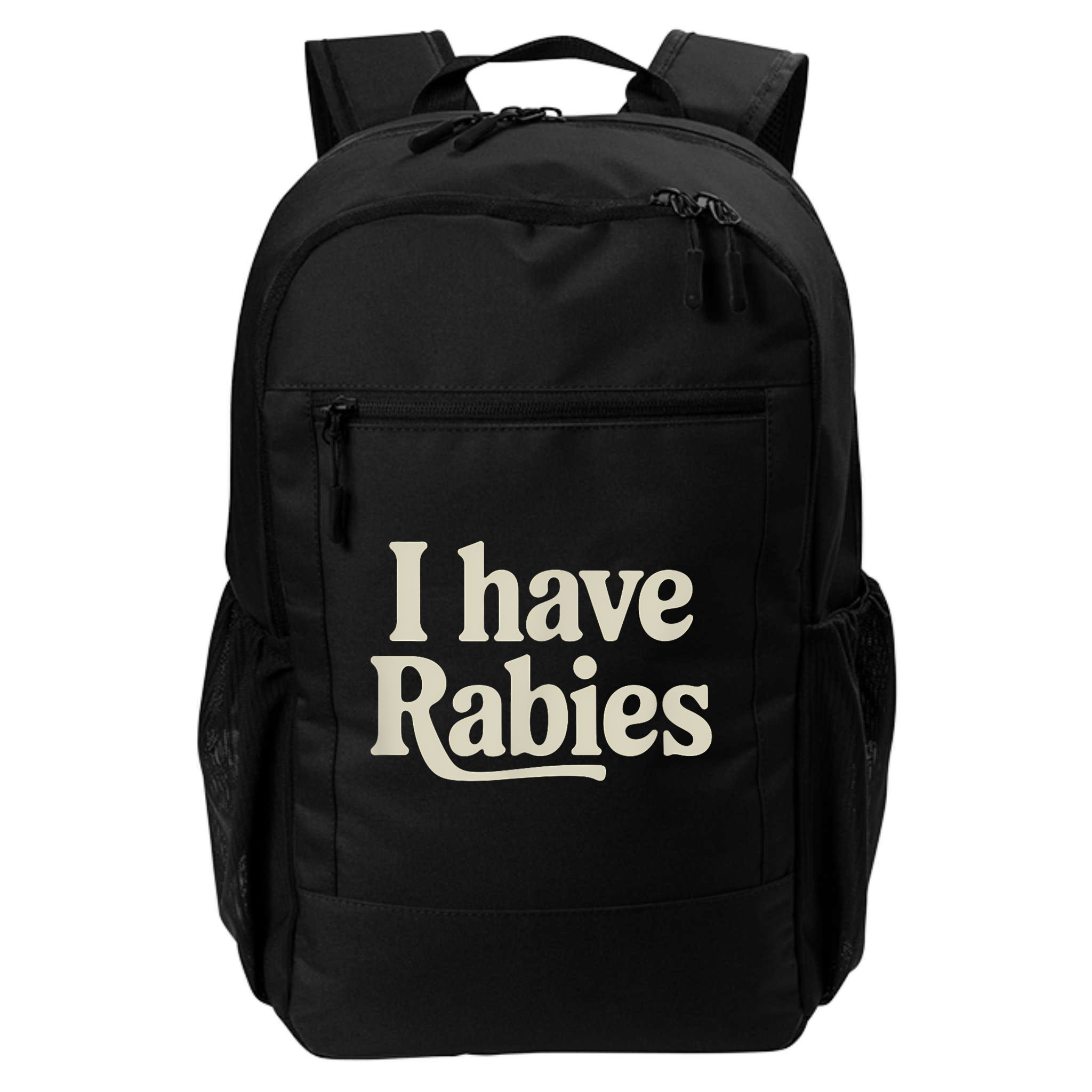 Retro Vintage I Have Rabies Backpack