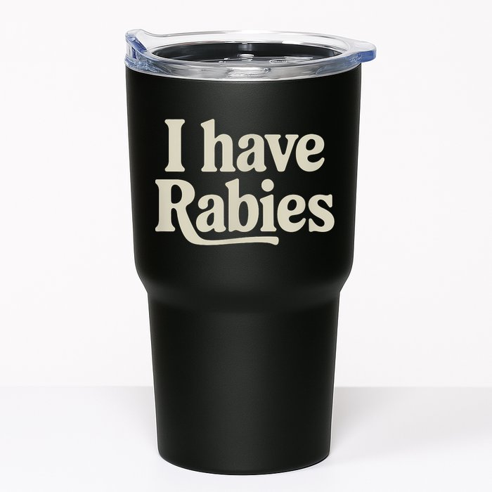 Retro Vintage I Have Rabies Tumbler