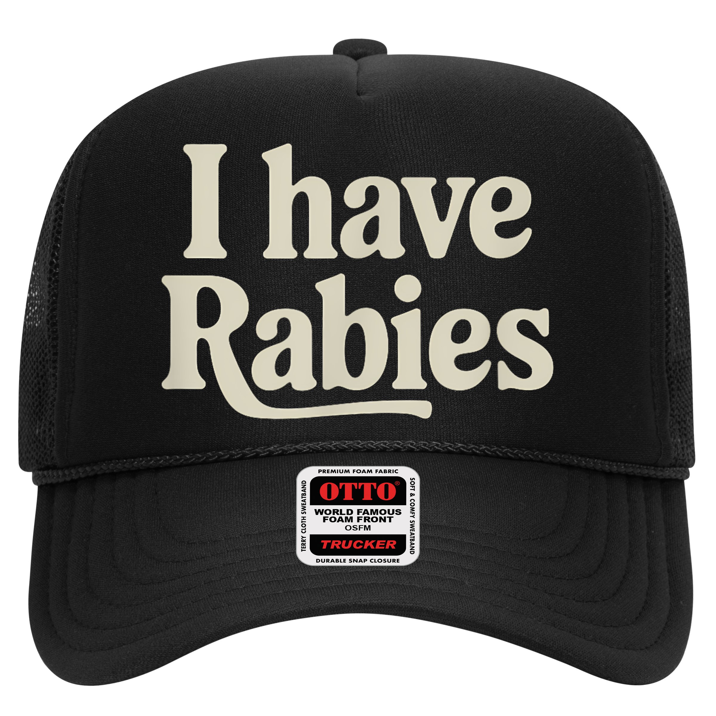 Retro Vintage I Have Rabies Hat