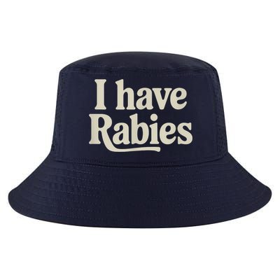 Retro Vintage I Have Rabies Cool Comfort Performance Bucket Hat