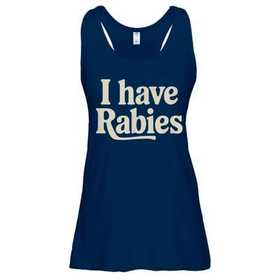 Retro Vintage I Have Rabies Ladies Essential Flowy Tank