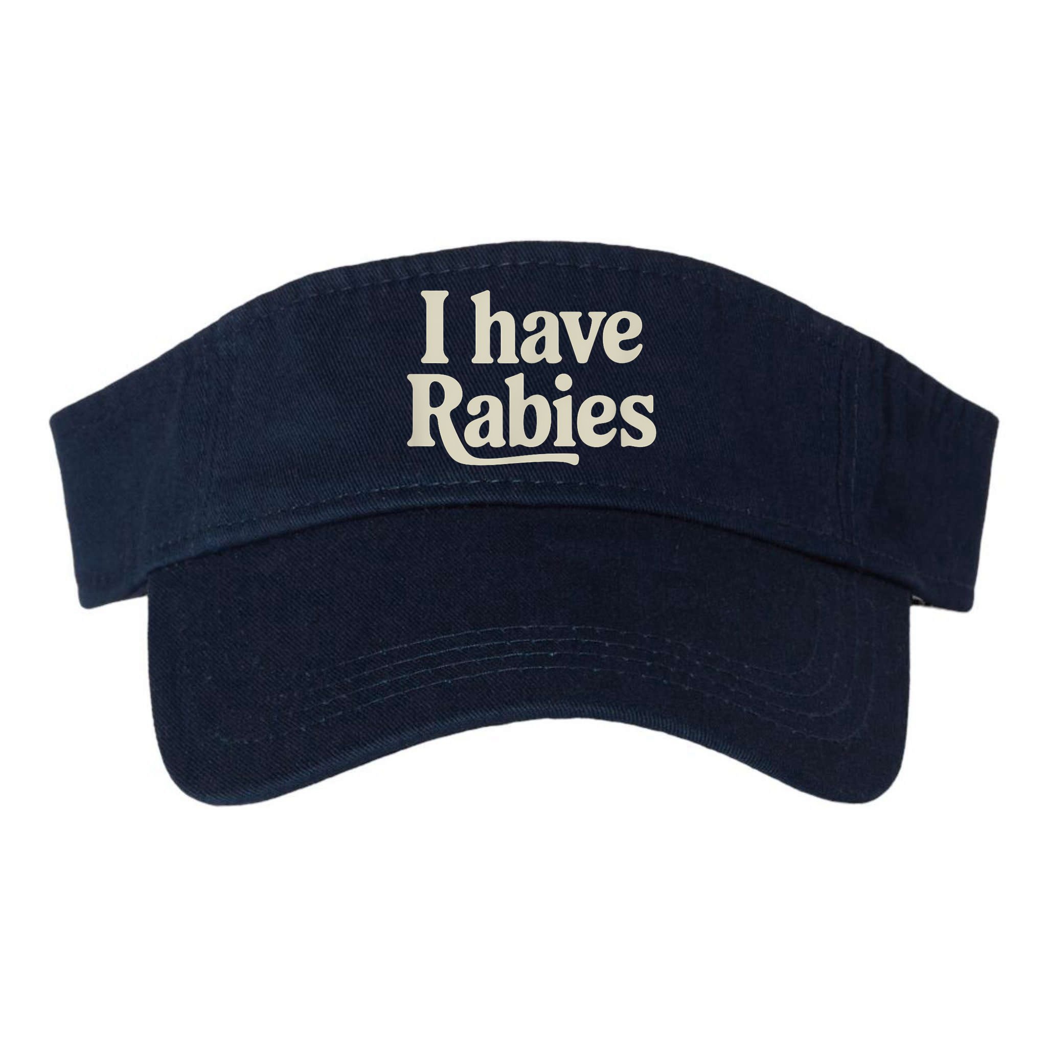 Retro Vintage I Have Rabies Visor