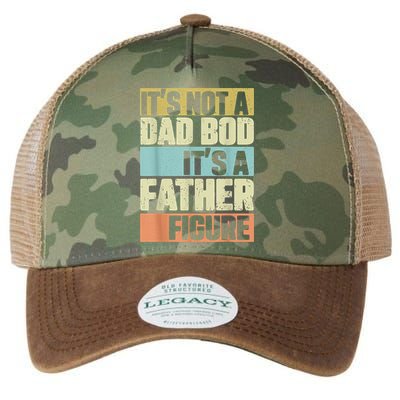  Retro Vintage It's Not A Dad Bod It's A Father Figure Funny Legacy Tie Dye Trucker Hat