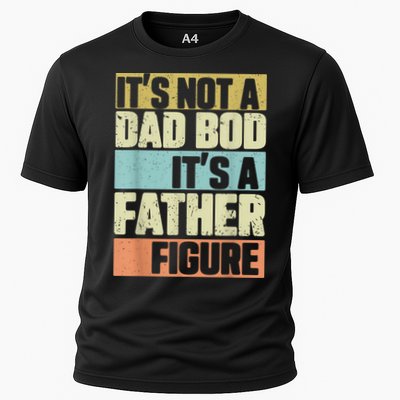  Retro Vintage It's Not A Dad Bod It's A Father Figure Funny Performance Shirt