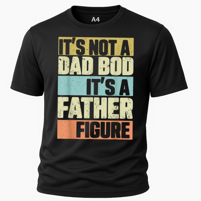  Retro Vintage It's Not A Dad Bod It's A Father Figure Funny Performance Shirt