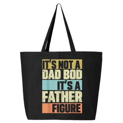  Retro Vintage It's Not A Dad Bod It's A Father Figure Funny 25L Jumbo Tote