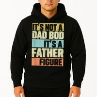  Retro Vintage It's Not A Dad Bod It's A Father Figure Funny Hoodie