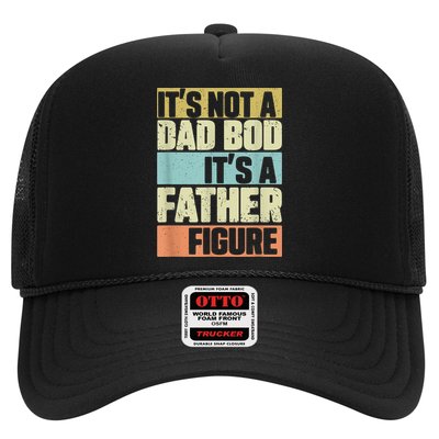  Retro Vintage It's Not A Dad Bod It's A Father Figure Funny Trucker Hat