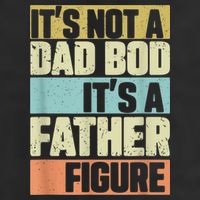  Retro Vintage It's Not A Dad Bod It's A Father Figure Funny Trucker Hat