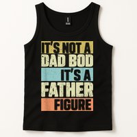  Retro Vintage It's Not A Dad Bod It's A Father Figure Funny Tank Top