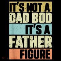  Retro Vintage It's Not A Dad Bod It's A Father Figure Funny Visor