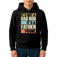  Retro Vintage It's Not A Dad Bod It's A Father Figure Funny Kids Hoodie