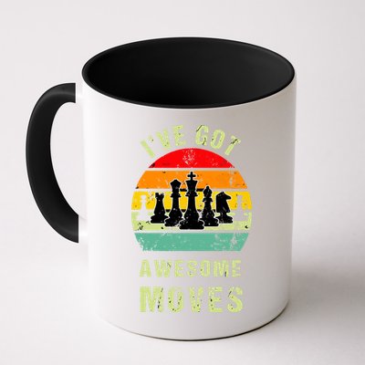 Retro Vintage I've Got Awesome Moves Chess Player Gift Mug