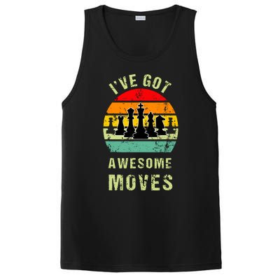 Retro Vintage I've Got Awesome Moves Chess Player Gift PosiCharge Competitor Tank