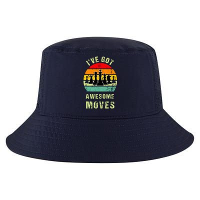 Retro Vintage I've Got Awesome Moves Chess Player Gift Cool Comfort Performance Bucket Hat