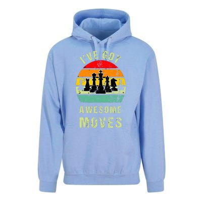 Retro Vintage I've Got Awesome Moves Chess Player Gift Unisex Surf Hoodie