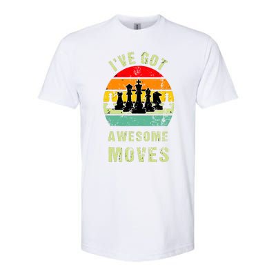 Retro Vintage I've Got Awesome Moves Chess Player Gift Softstyle® CVC T-Shirt