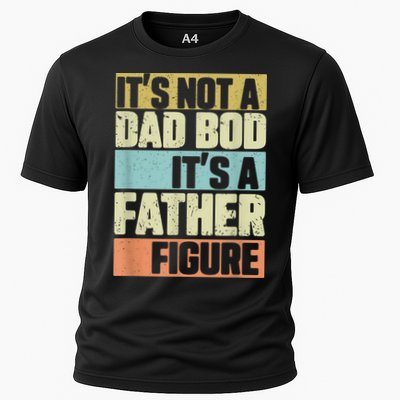  Retro Vintage It's Not A Dad Bod It's A Father Figure Funny Performance Shirt