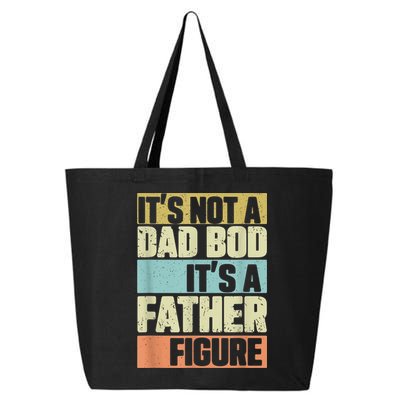  Retro Vintage It's Not A Dad Bod It's A Father Figure Funny 25L Jumbo Tote