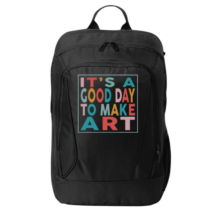 Retro Vintage It's A Good Day To Make Art City Backpack