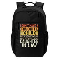 Retro Vintage I Dont Have A Favorite Child Daughter In Law Backpack