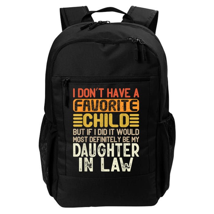 Retro Vintage I Dont Have A Favorite Child Daughter In Law Backpack